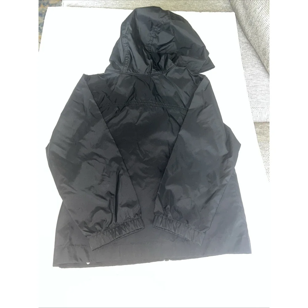 Columbia Hooded Rain Windbreaker |Unisex Size 4T| Black Lightweight Full Zip